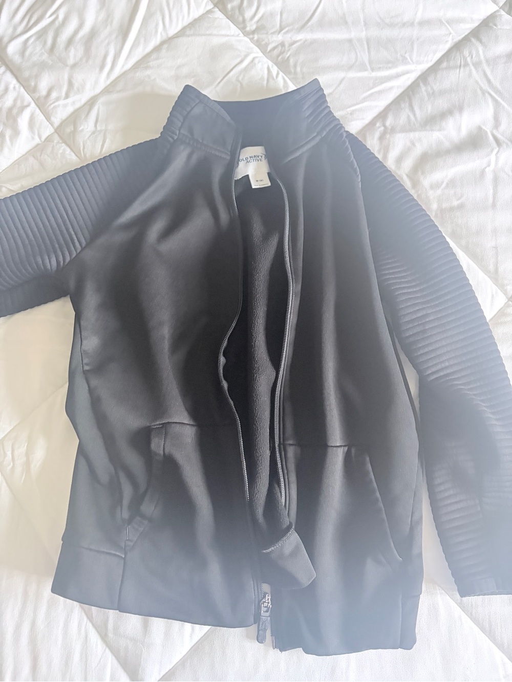 Old Navy Active Black Zip-Up Jacket